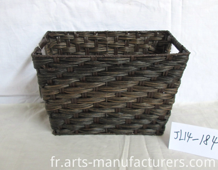 panier en rotin en plastique plastic rattan basket